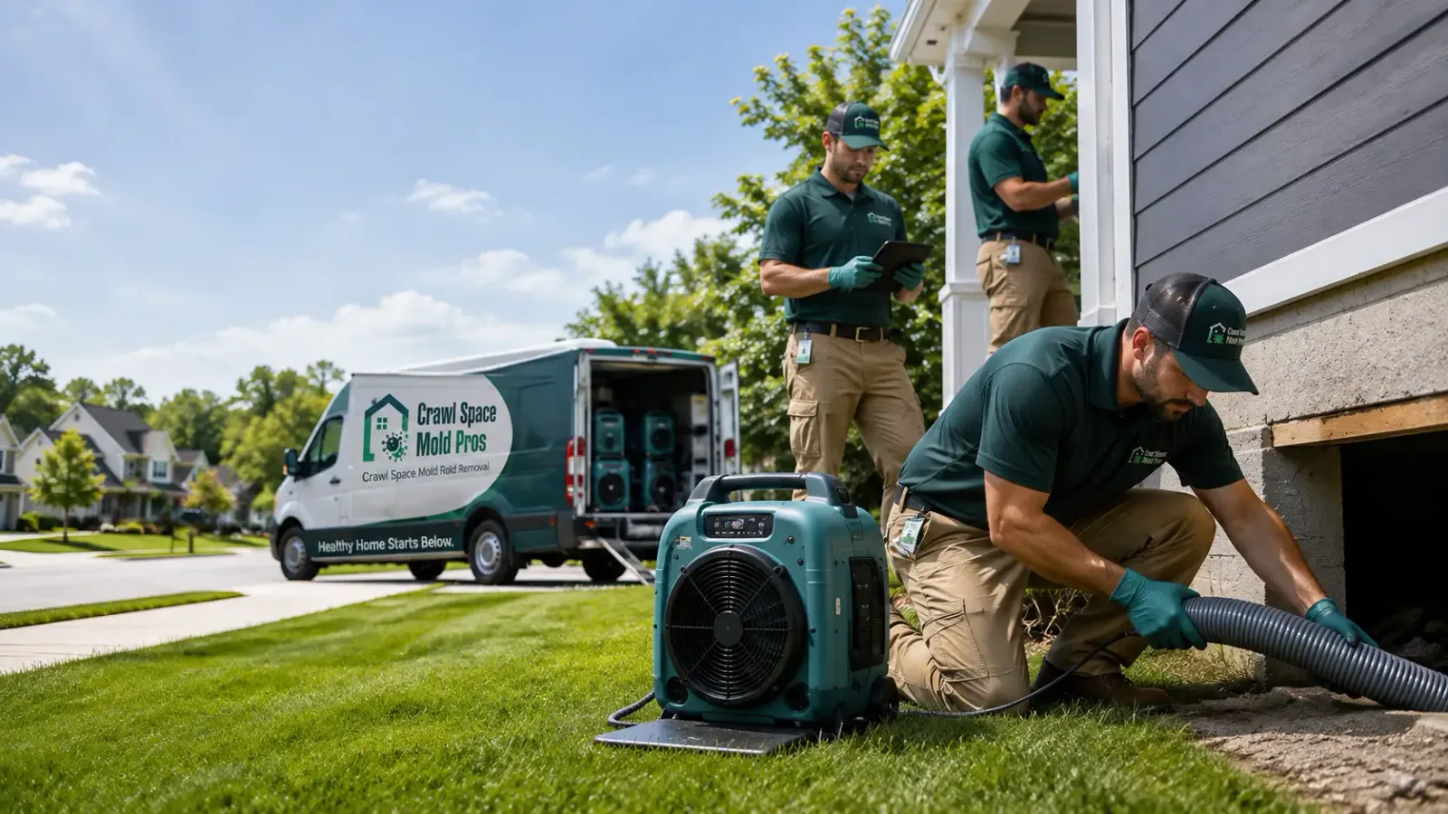 Crawl Space Mold Removal in Sherrill, IA